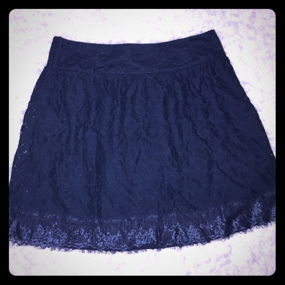 Navy blue skirt